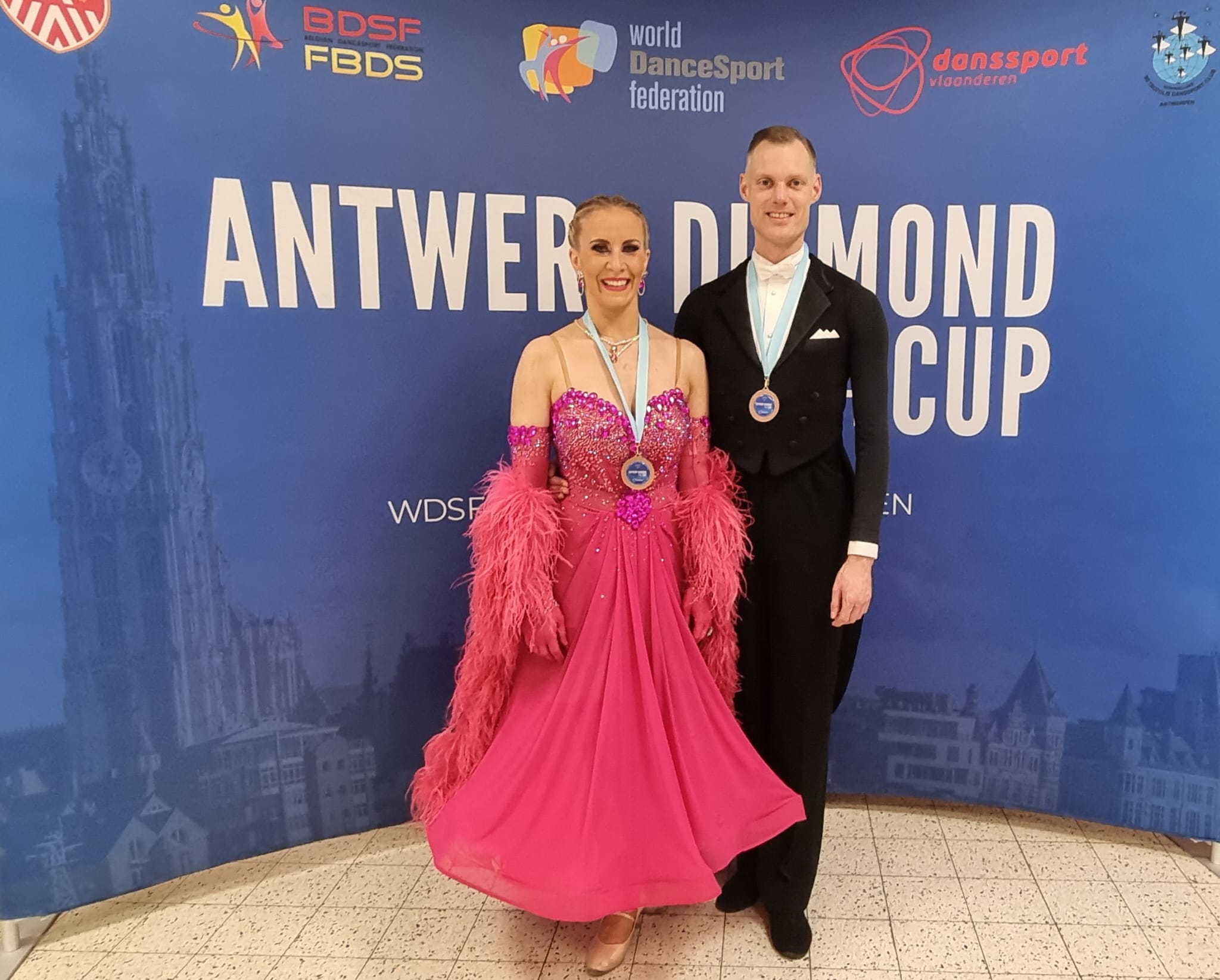 Grün-Gold-Paare auf internationalem Parkett in Antwerpen erfolgreich