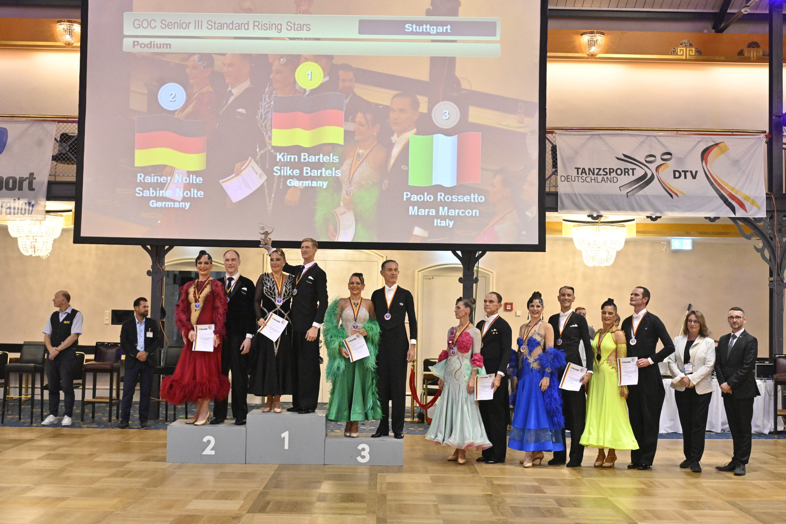 GOC Siegerehrung Senior III Rising Stars